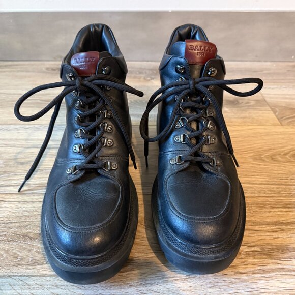 Brand New Men's Bally Valiant Size 10 1/2 US/ EU 43.5 Calf Leather Boots - Picture 2 of 5